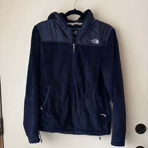 The North Face Dark Blue Hooded Fleece Jacket